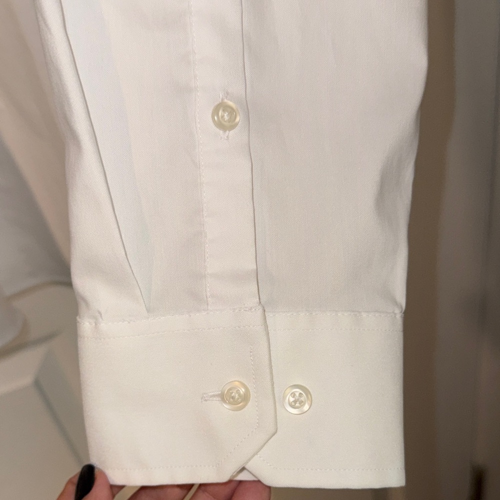 Stafford Classic White Dress Shirt - Picture 5 of 5